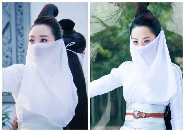 薄纱遮面的古装美人,杨紫辨识度真高,有三位没认出来?