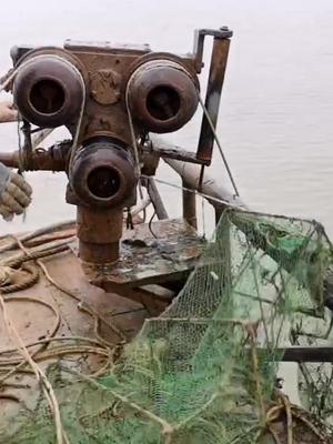 海上收地笼你见过么赶海