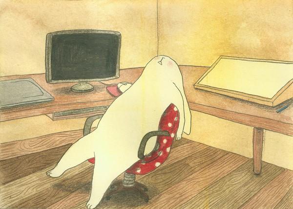 超萌的兔子韩国插画师lapinfee作品