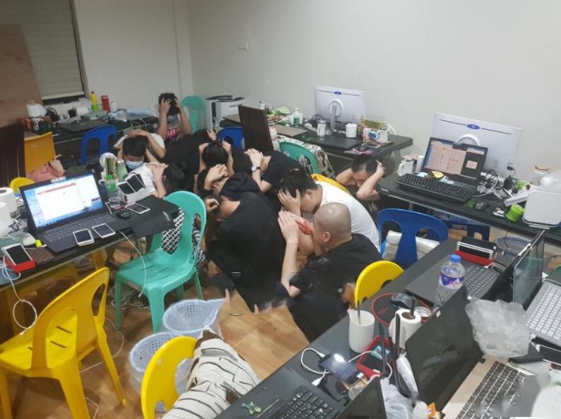 突发菲律宾一网赌做盘窝点被捣毁44名中国菜农被逮