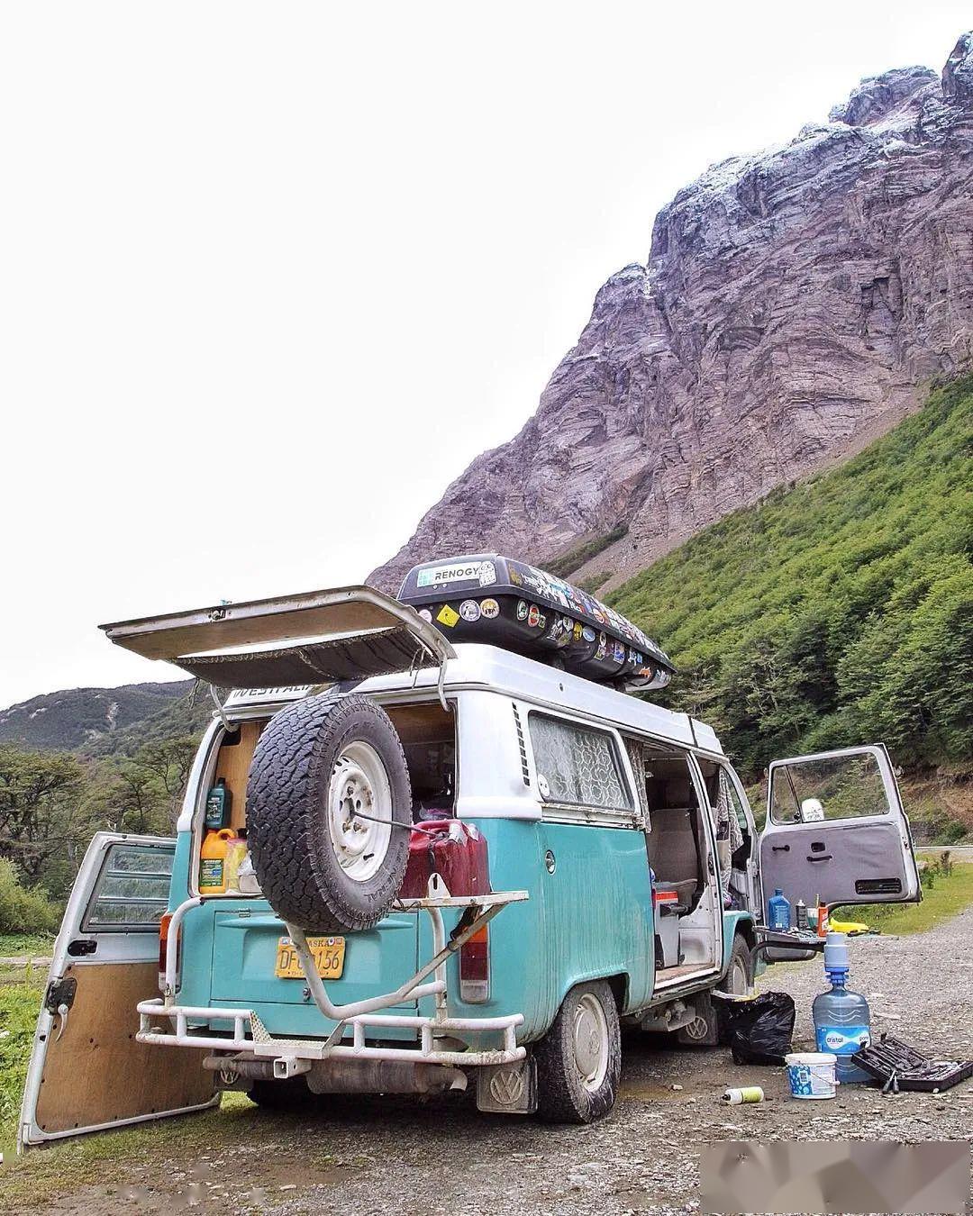 大众面包的van生活美图集