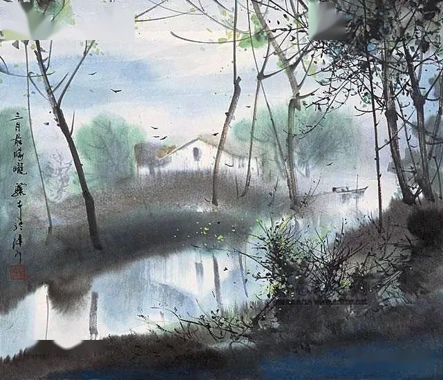 看看这位大作家画的画!_冯骥才