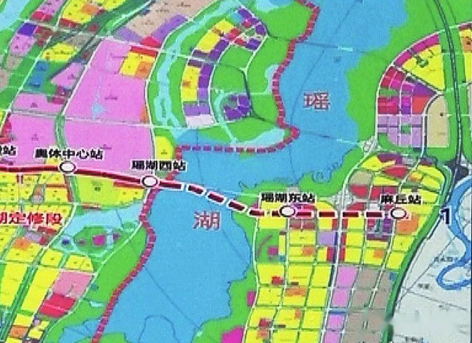 南昌市城市轨道交通第二期建设规划(2015-2021年,线路自瑶湖西站