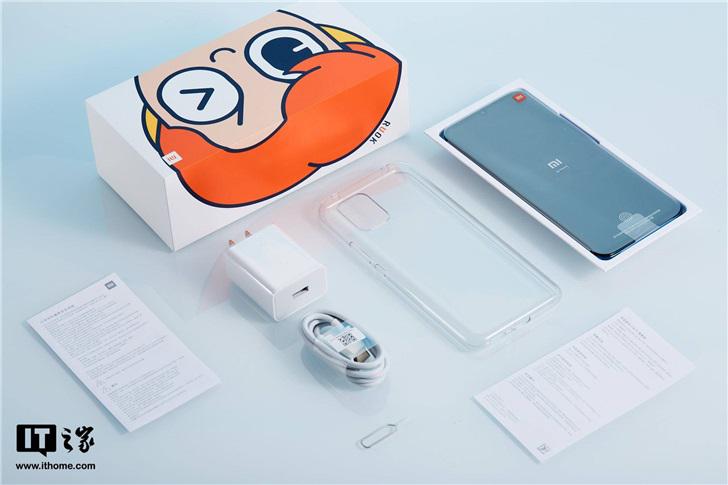 亦紫亦绿,潜望四摄,小米10青春版蓝莓薄荷开箱图赏_包装盒