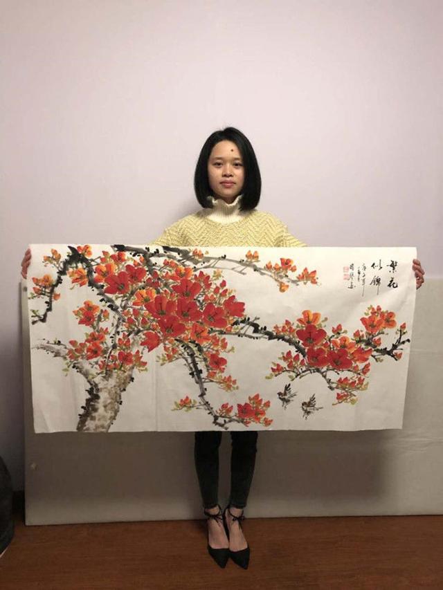 知名艺术派美女画家周琴