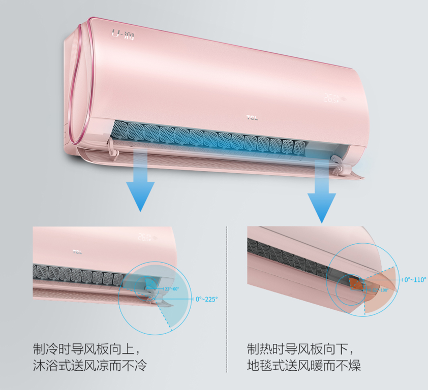 美的无风感空调pk Tcl U润柔风空调 谁才是你的温柔助眠天使 极客公园