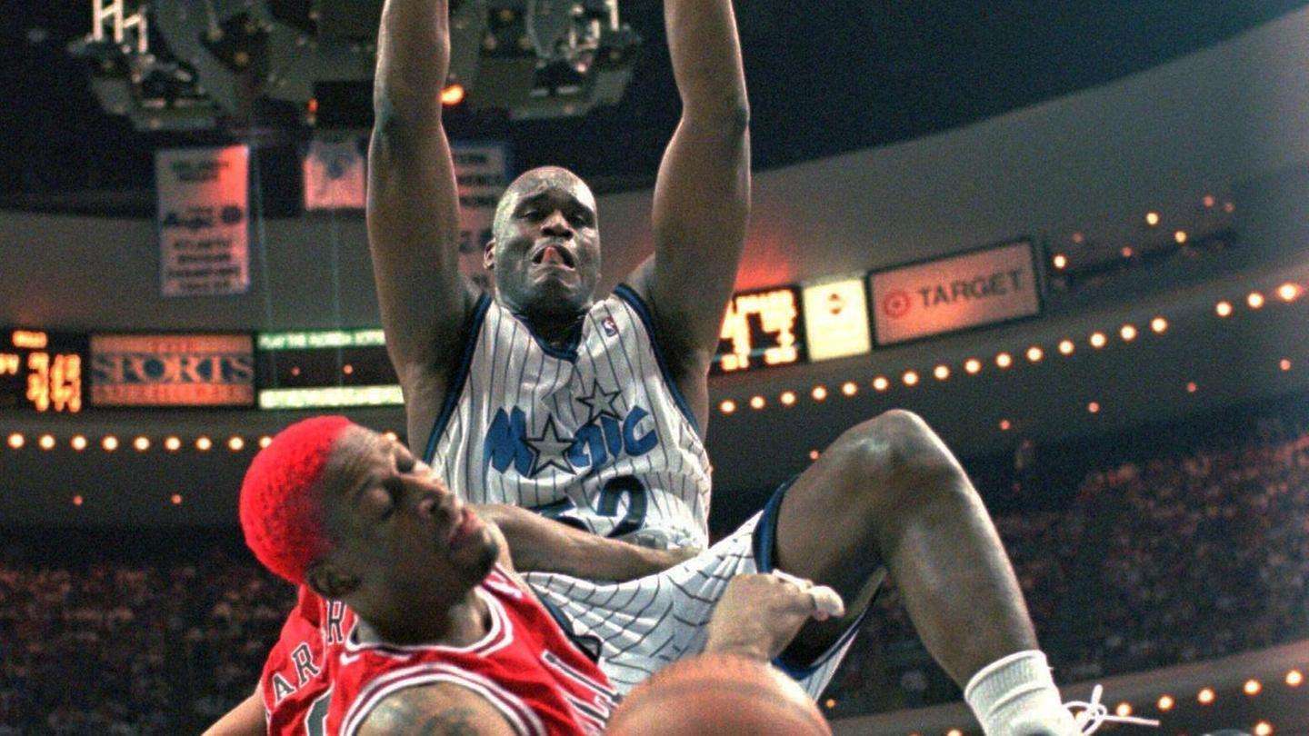 nba第一中锋奥尼尔,19年生涯没拿过篮板王,跟樱木花道有关