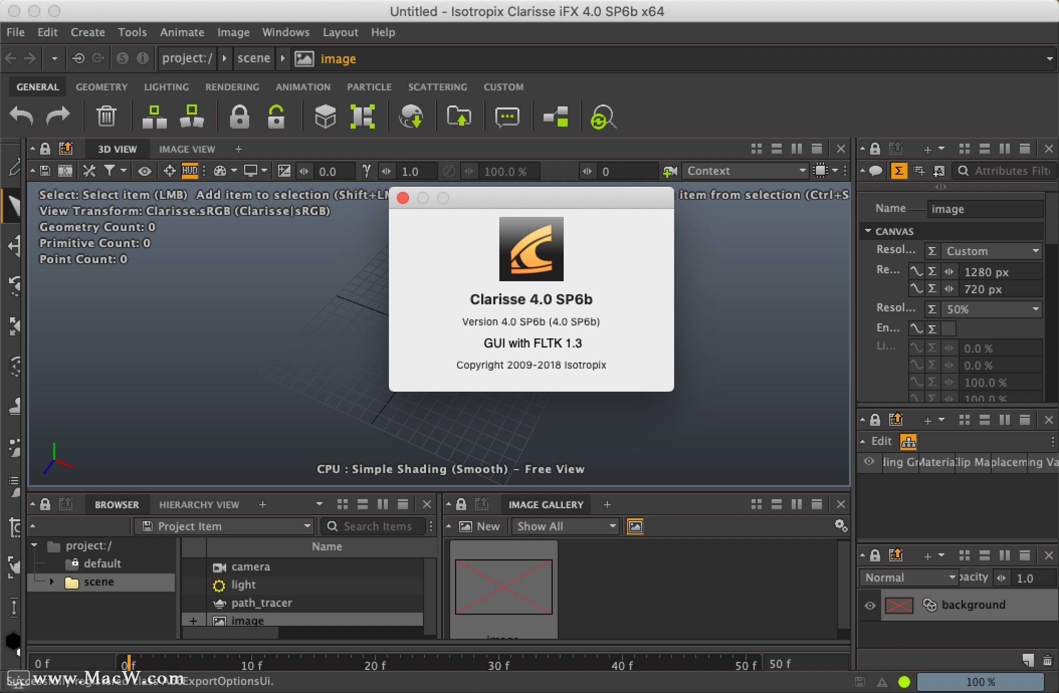 isotropixclarisseifxformac3d动画渲染软件