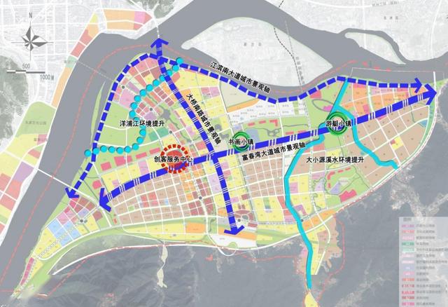 富春湾新城地图图片