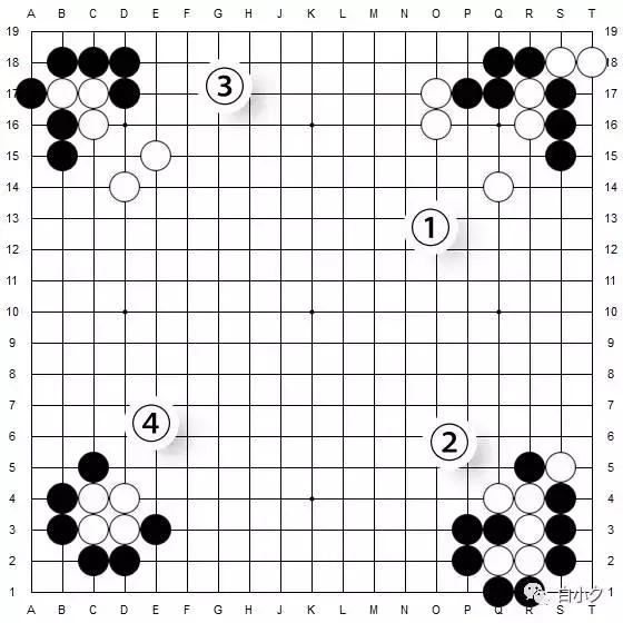 围棋入门知识:吃子方法——枷吃(1)