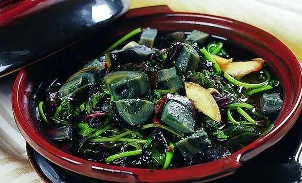 吃苋菜炒皮蛋就如结婚入洞房味道鲜嫩心情激动