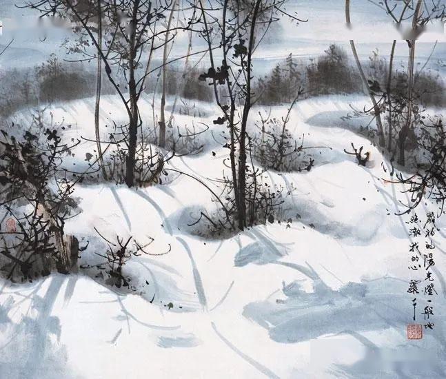 看看这位大作家画的画!_冯骥才