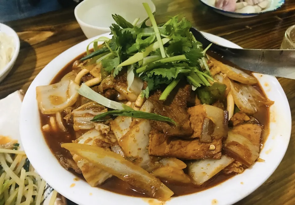 景泰的酸烂肉和大米散饭,怎么可以错过!