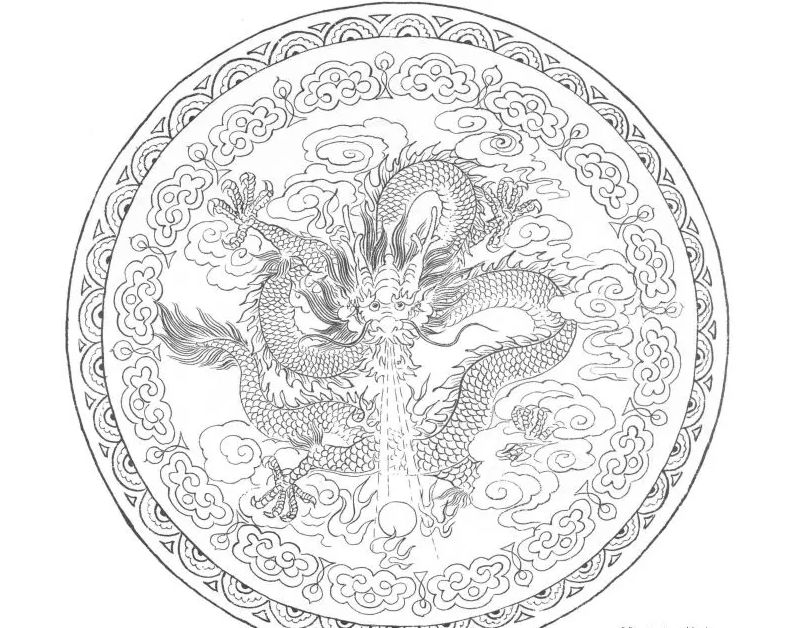 国画教程白描龙谱栩栩如生