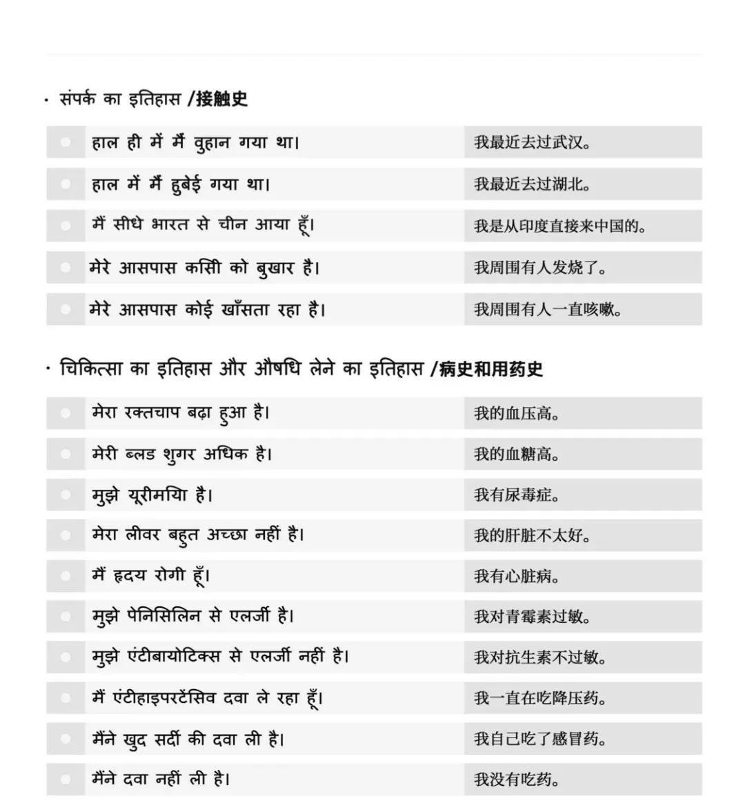 疫情防控外語通印地語版正式上線第26種語言