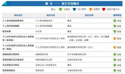 全景求是背景调查报告图片