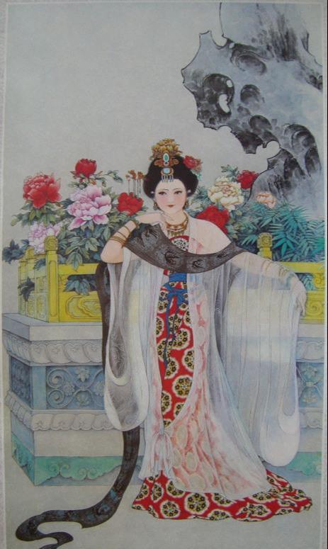 让人一见钟情的工笔仕女《杨诒钧作品欣赏》