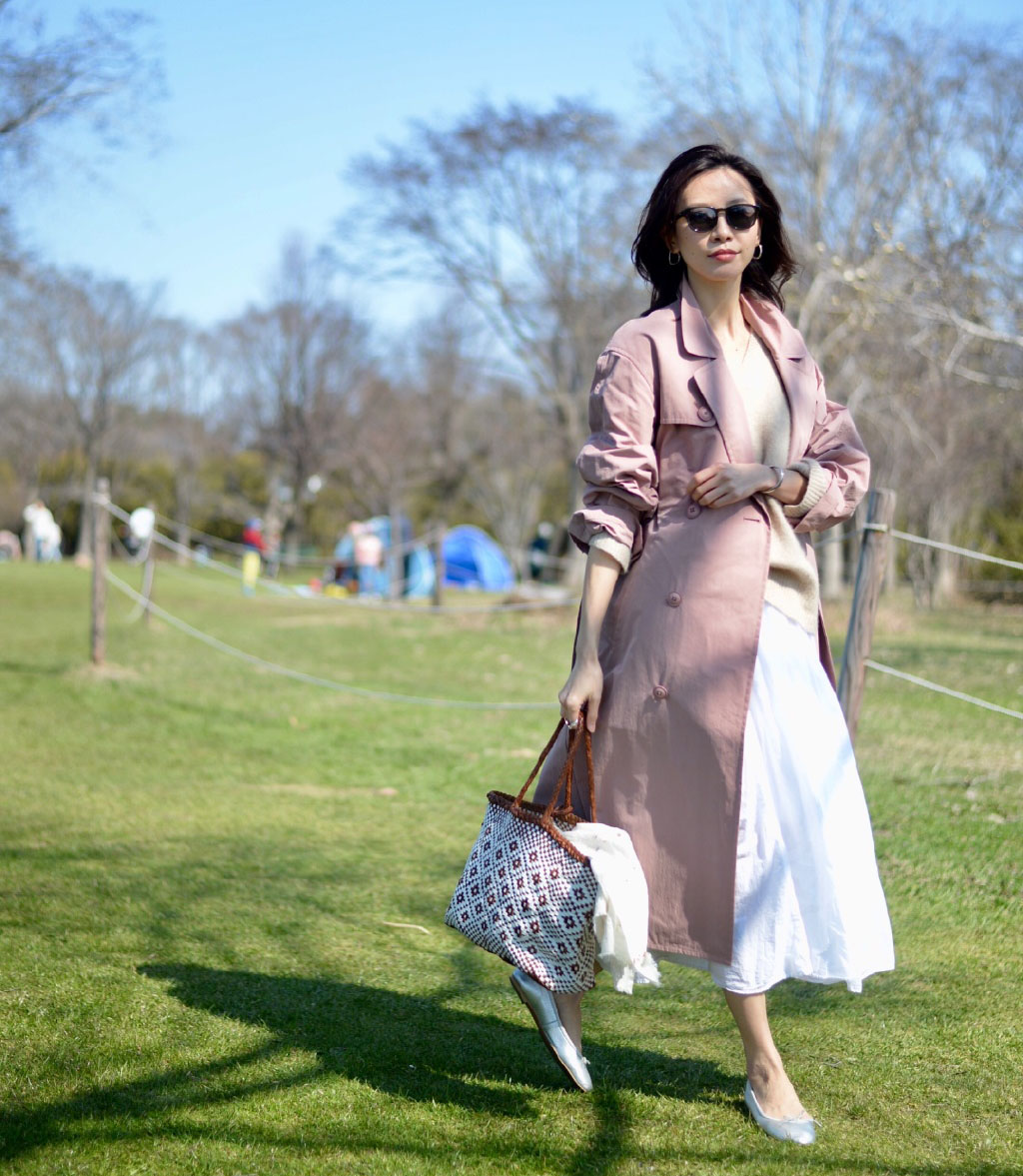 原创优雅又时髦这位时尚辣妈基础款穿搭精致美丽确实可以照搬