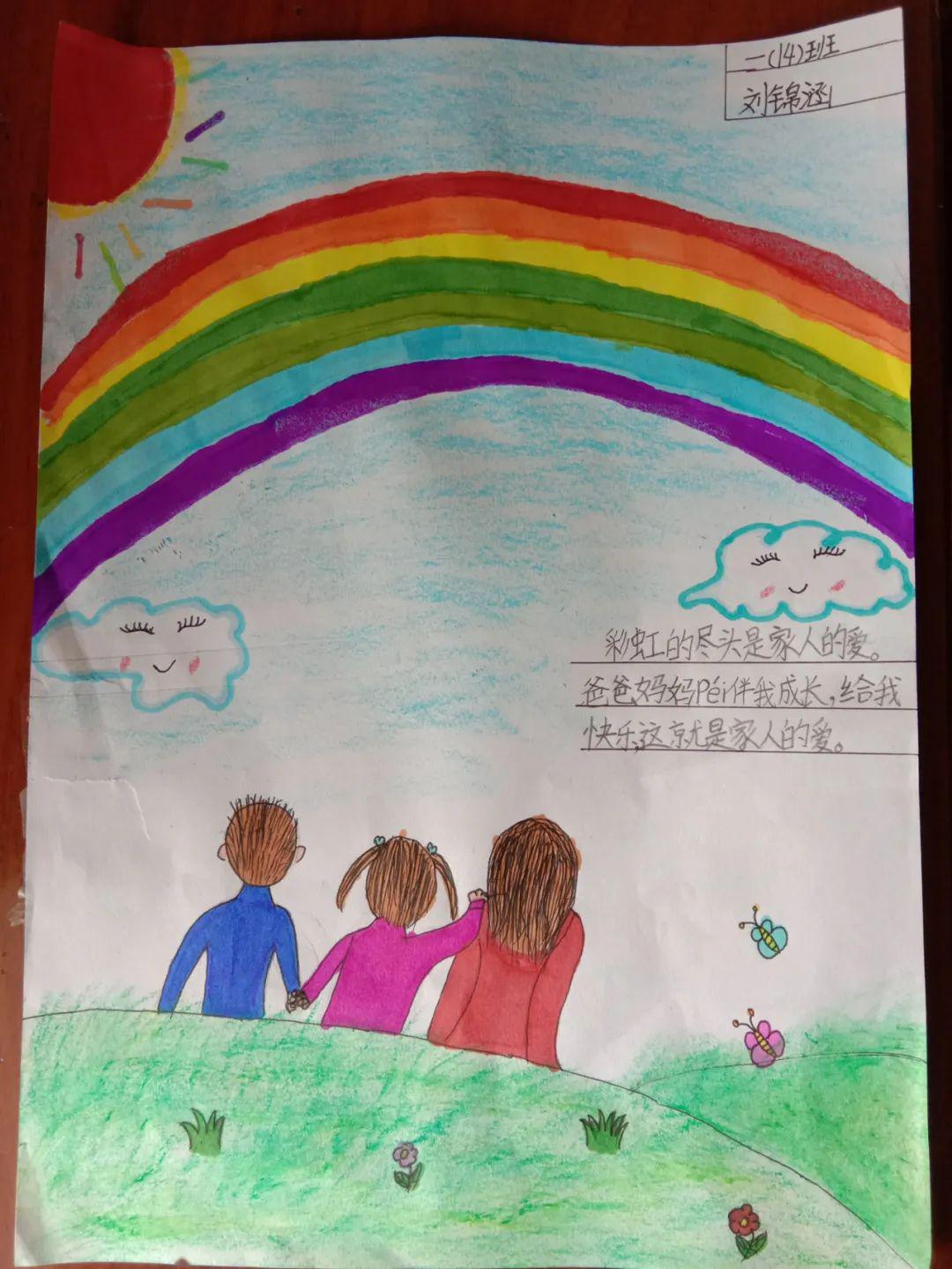 在线教学绘童年之色写生活之乐焦东路小学一年级晚间亲子绘本课云端