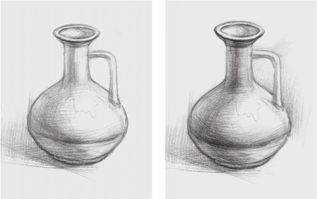 花瓶素描图片步骤图片