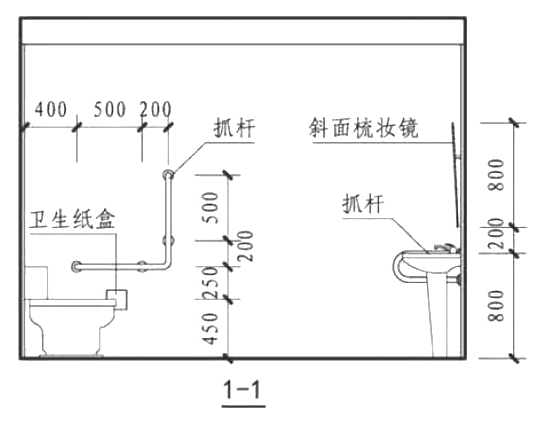 洗手池cad平面图图片