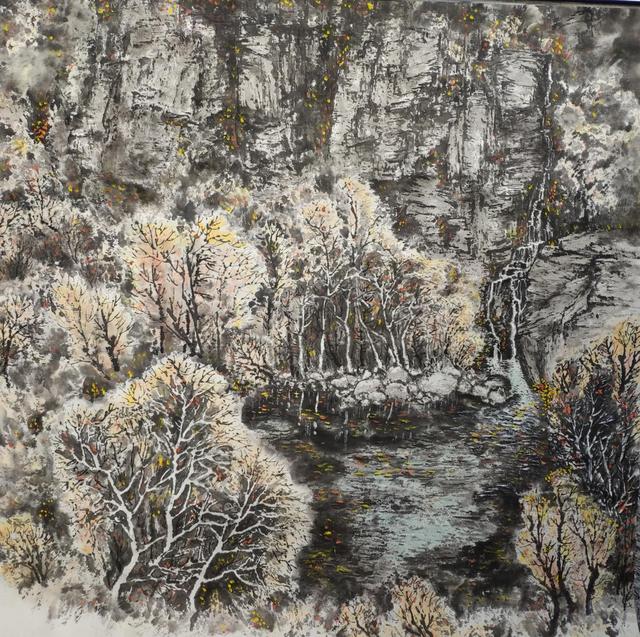 中国画家陈凯国画山水画作品欣赏