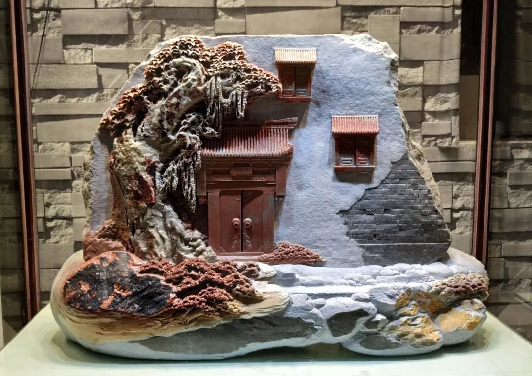 每日一品|青田石雕作品《门》