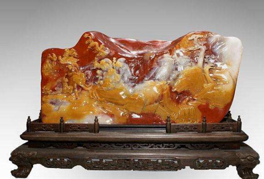 寿山石所有石中之王中国国石的美誉