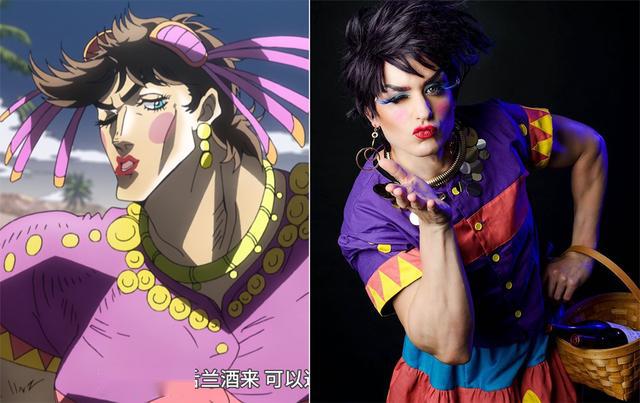 而二代jojo曾经扮演的龙舌兰姑娘可谓是金刚芭比和女装大佬的经典