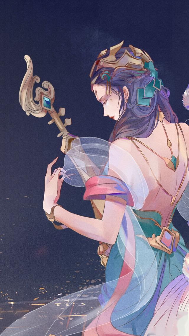 王者杨玉环壁纸云想衣裳花想容春风拂槛露华浓