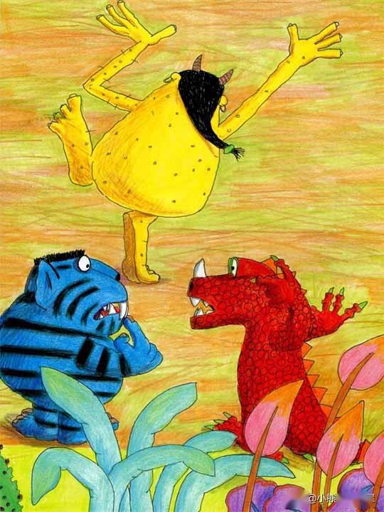 有声绘本故事《三个怪物》