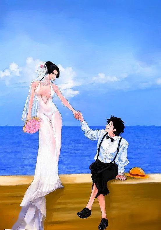 海贼王里高人气cp组合,娜美和桃之助必死,鹿痴才是最爱_路飞和