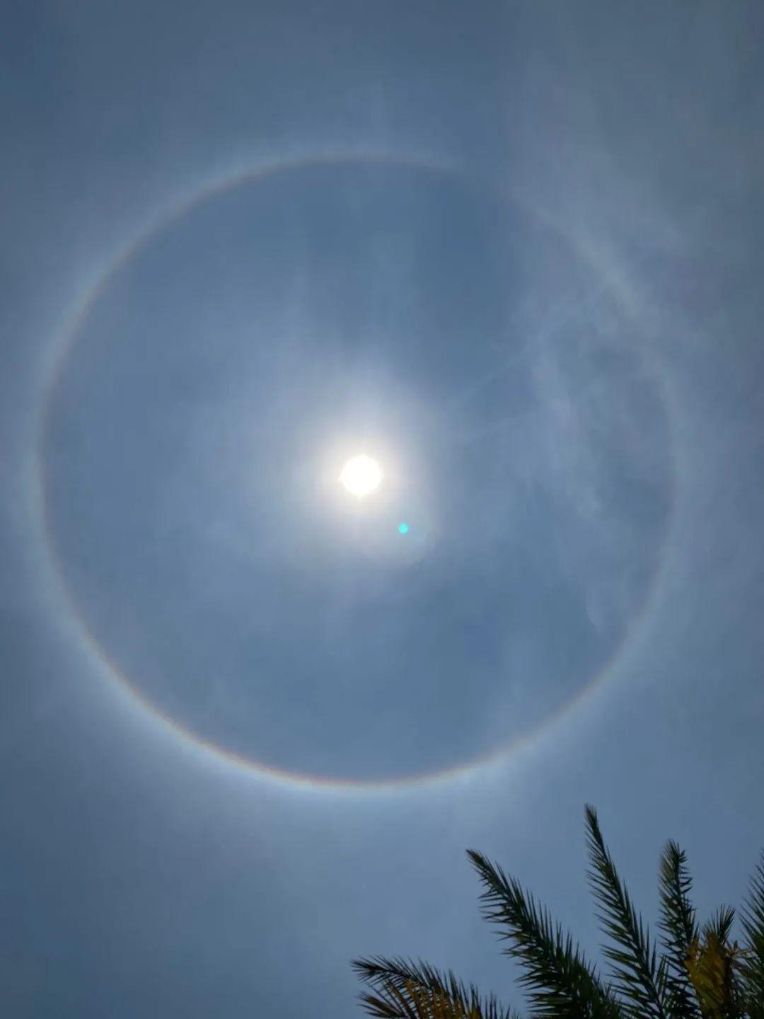 普宁出现超美日晕明天气温最高26℃
