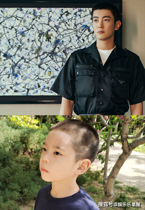 陈小春儿子留寸头吴京儿子留寸头看到杜江儿子嗯哼等你长大