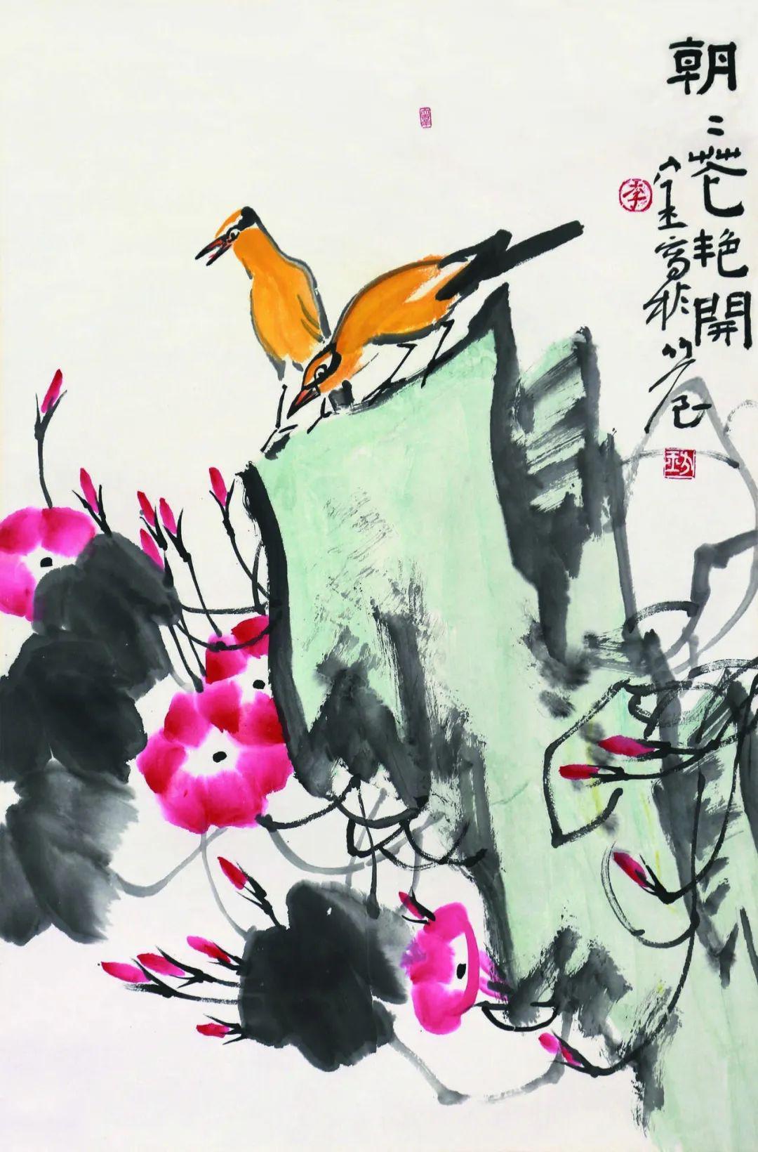 【老年乐】山东有线电视美术馆名家名作,"山东一枝竹"画家李方玉作品