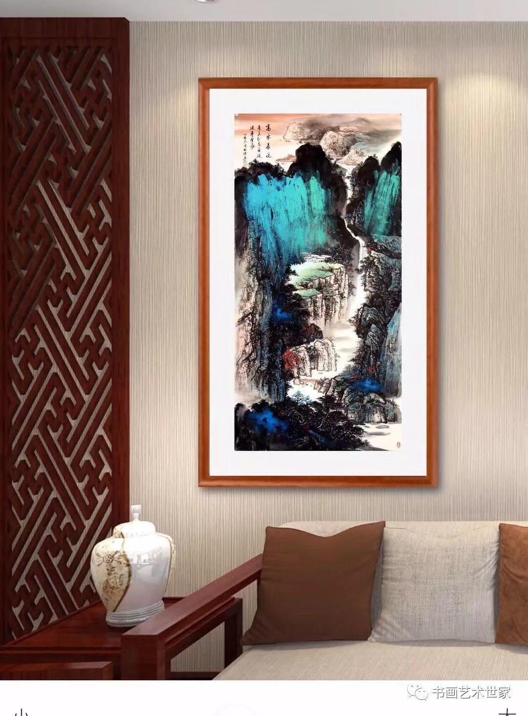 画家专栏 │新派重彩山水画家