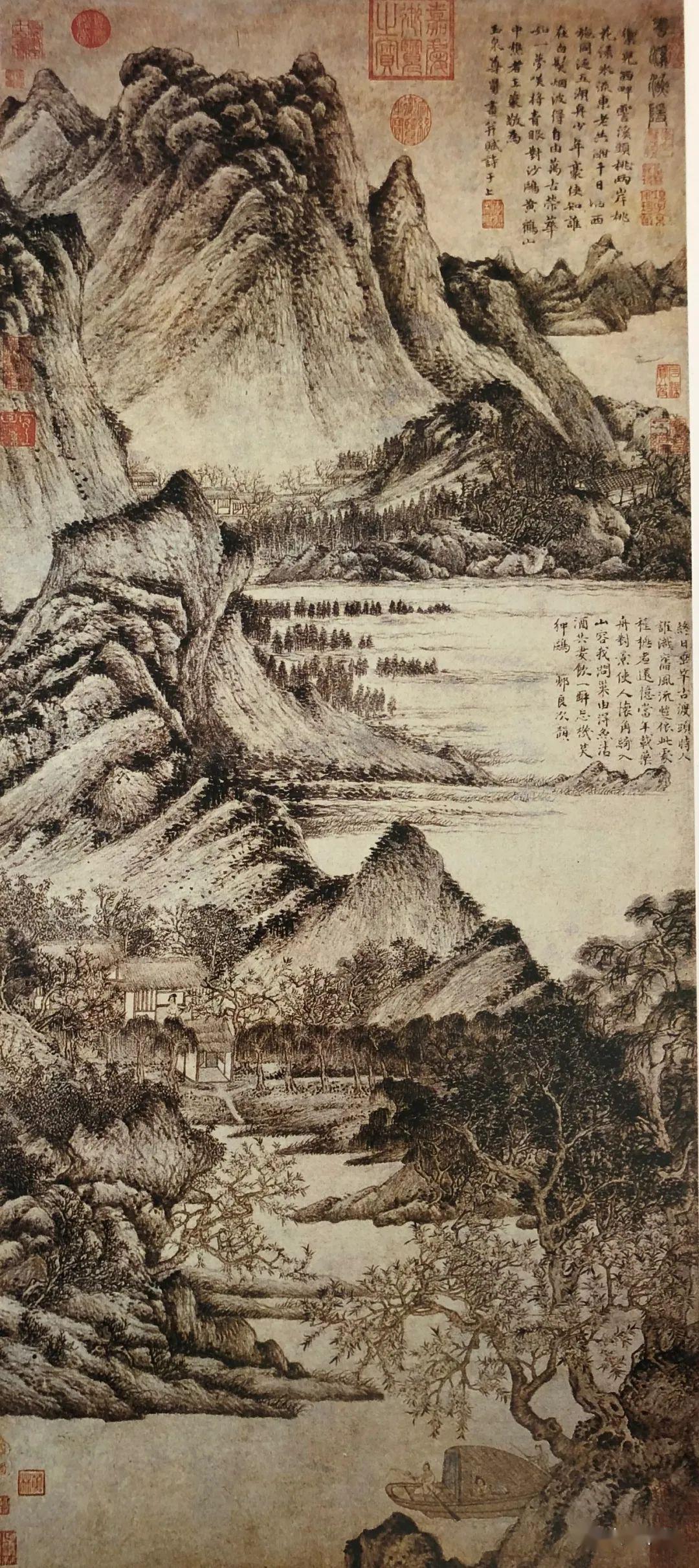 纵逸多姿元四家之王蒙作品欣赏