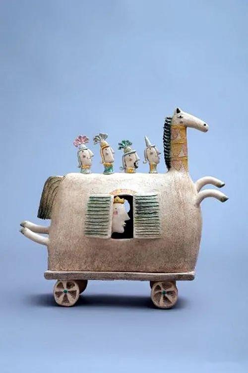 有趣又漂亮的创意小陶瓷雕塑