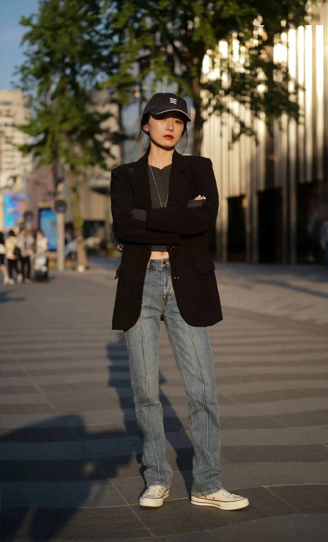 滚叔街拍黑西装到底有多好穿