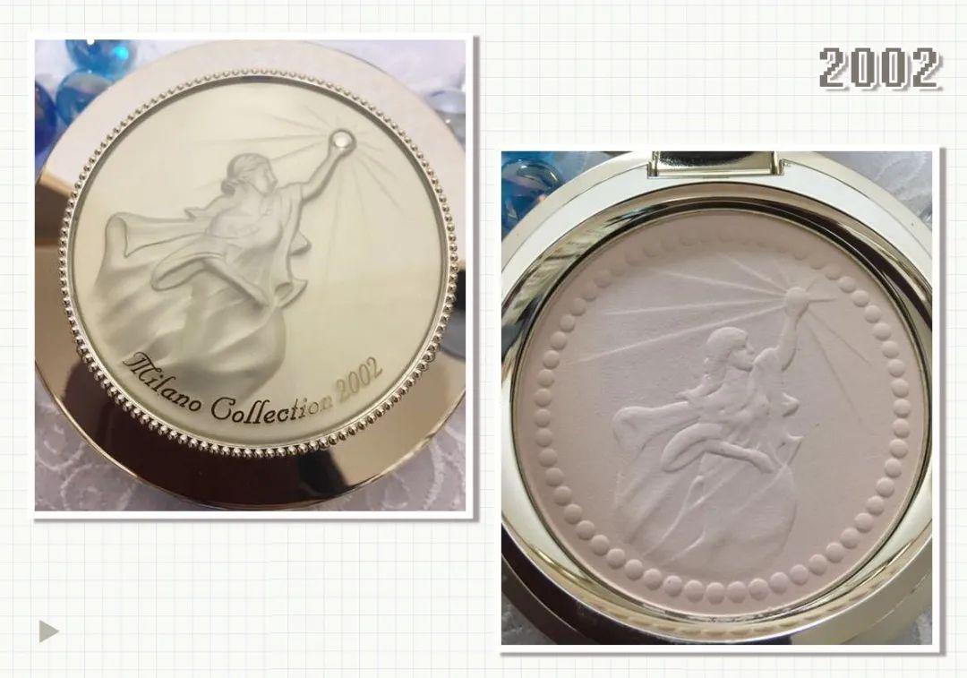 时隔一年后又推出了薄款携带式的蜜粉饼,从外观设计上也比90年代的更