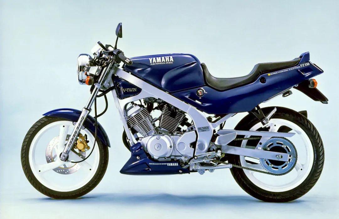 经典车:yamaha 三十年前的 v 型两缸 fz150,fz150