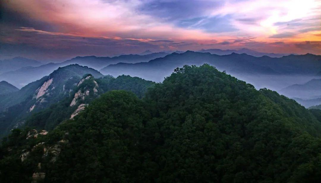 人間仙境中原二龍山風景區青山如黛雲蒸霞蔚鎮平人一起來尋找安寧靜謐