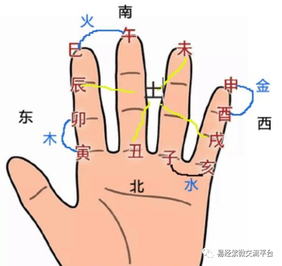 十天干与掌盘十二地支