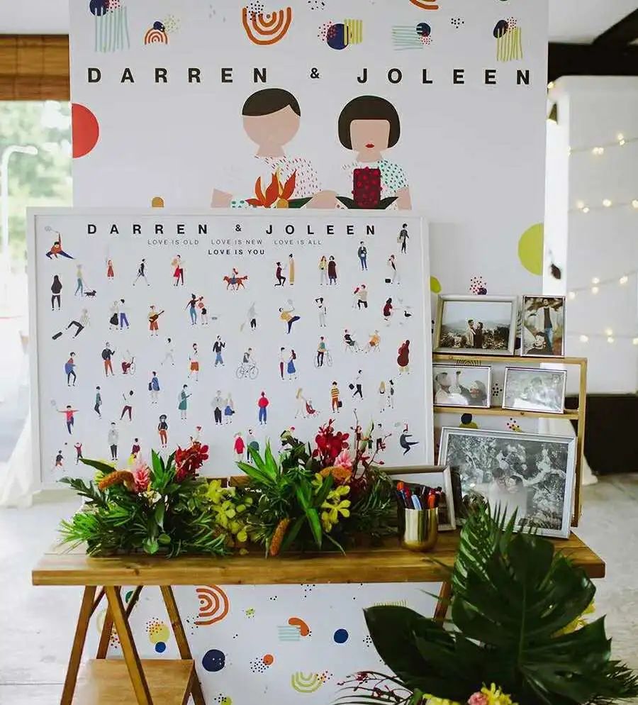 多种创意签到方式总有一种能打动你让你的婚礼变得与众不同