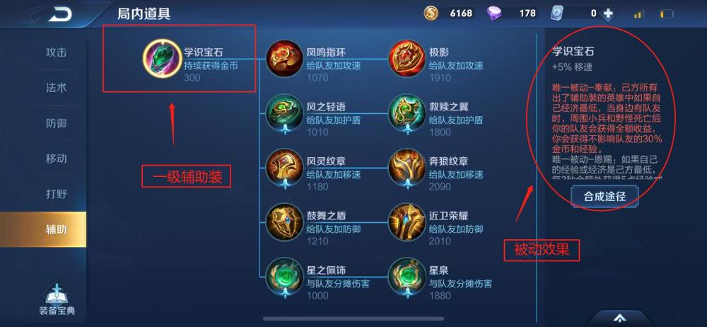 王者荣耀怪不得玩辅助总是被骂原来辅助装也有这讲究