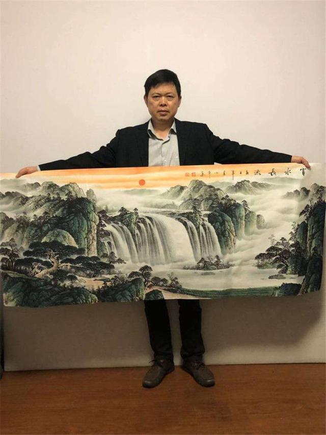 张德成山水作品真迹图片