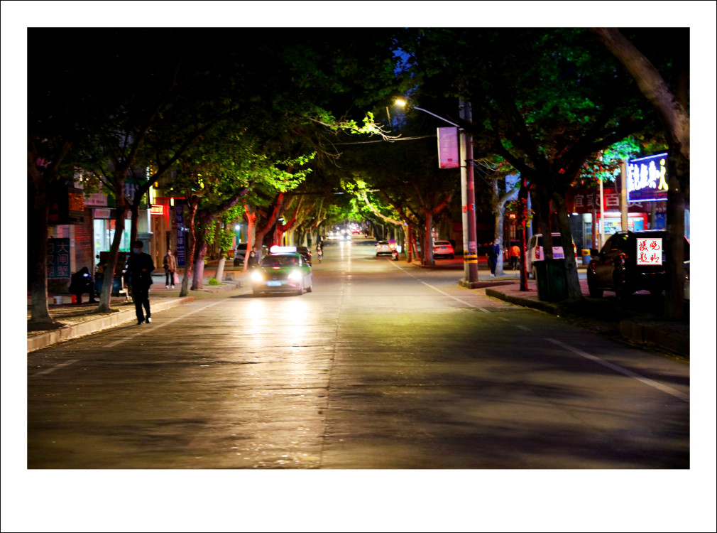 美丽的京山夜景