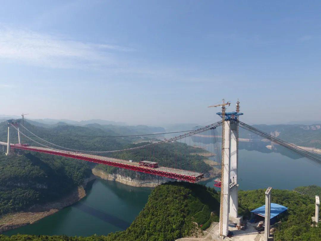 壮观余庆这座乌江大桥明天合龙通车在即