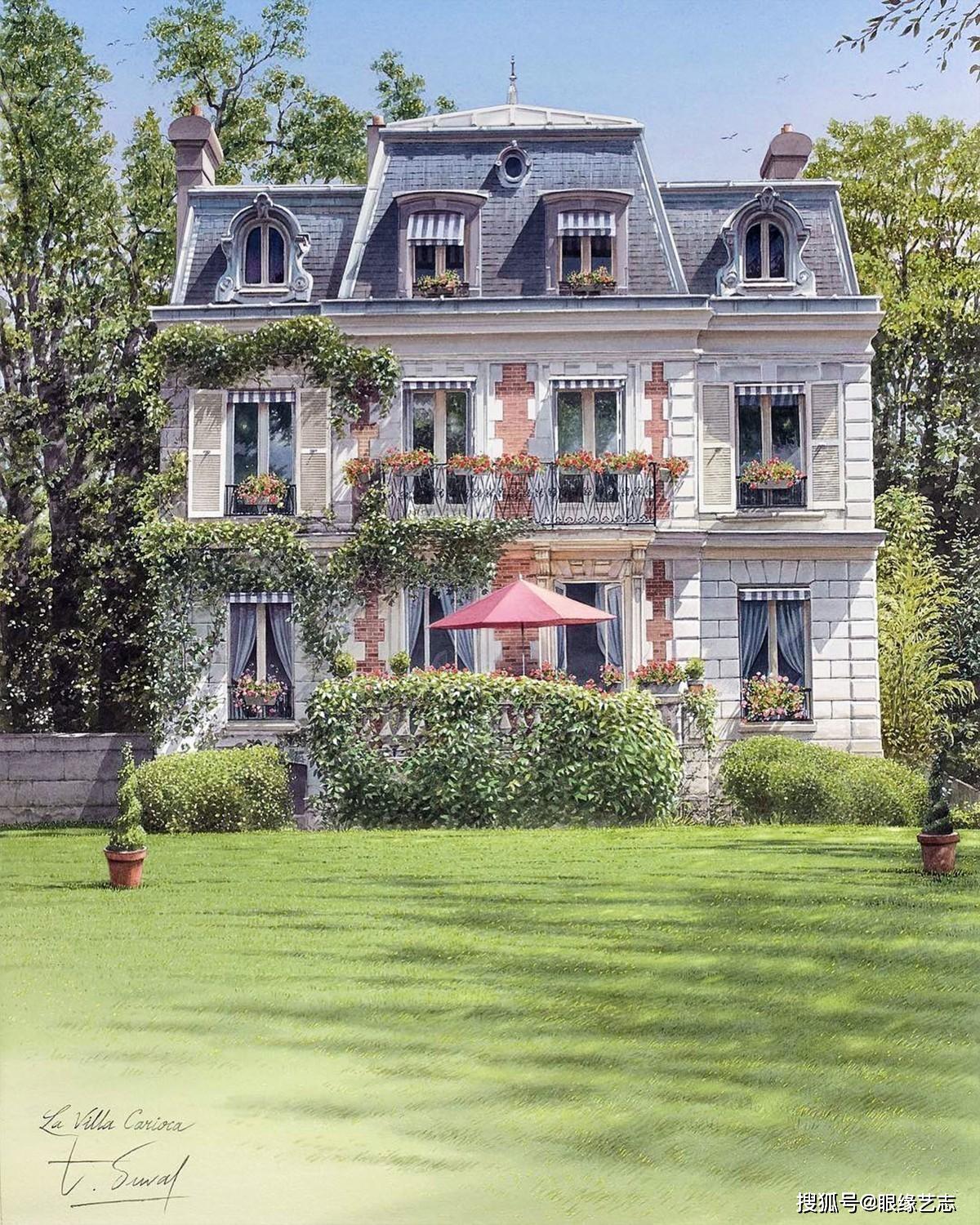 香氛里的巴黎精雕者,法国超写实水彩画家的"时光漫步"