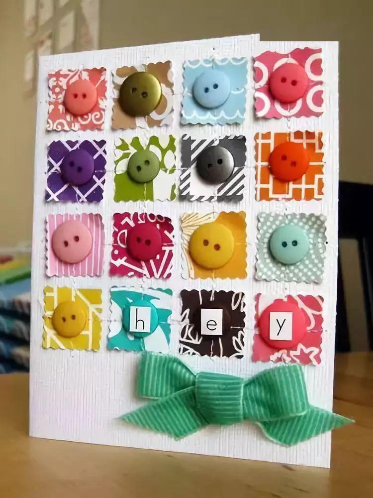 纽扣手工超惊喜用纽扣做出来的手工制作美翻天